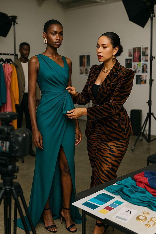 choix de tenue pour un shooting