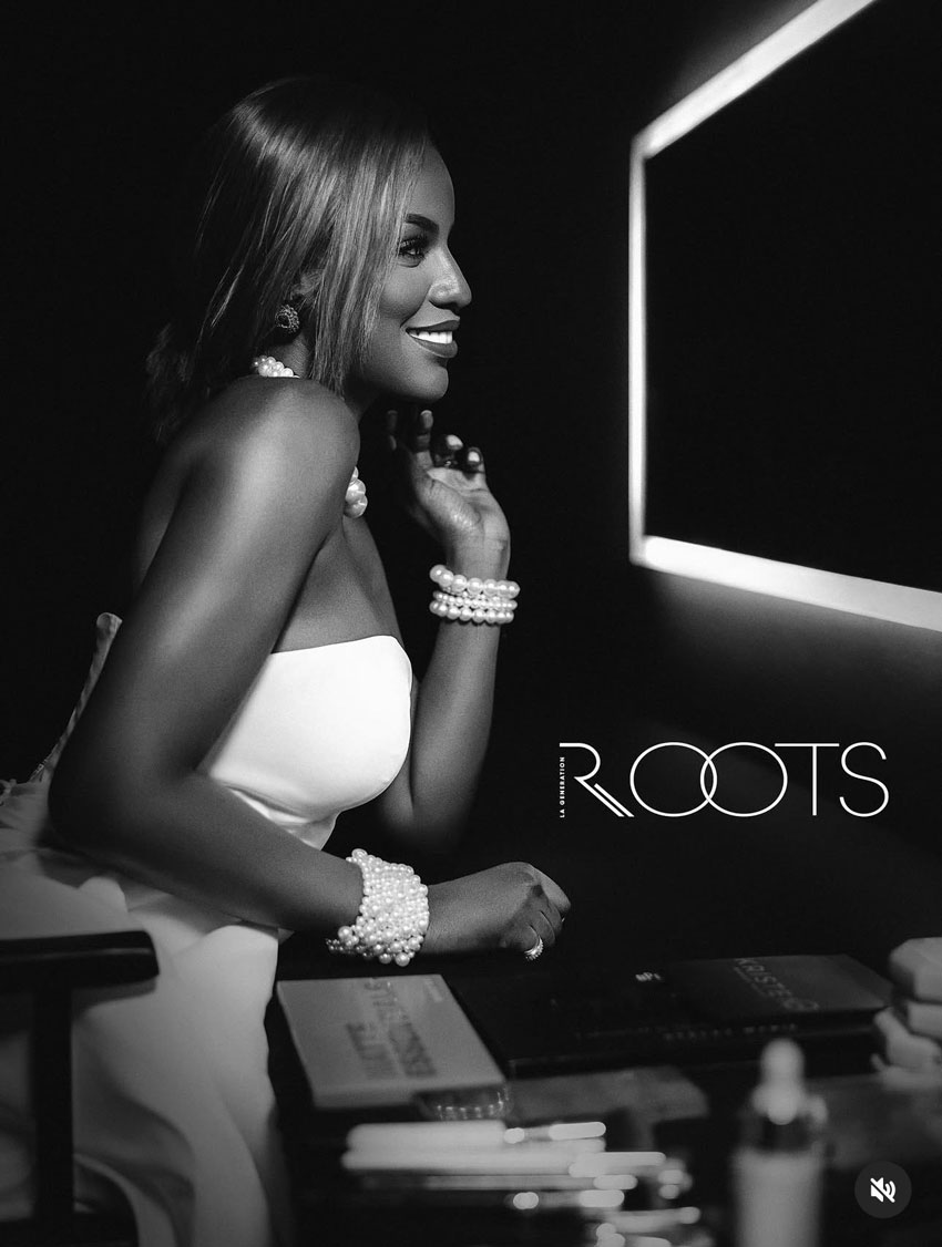 collaboration d'signature et roots pour un shooting