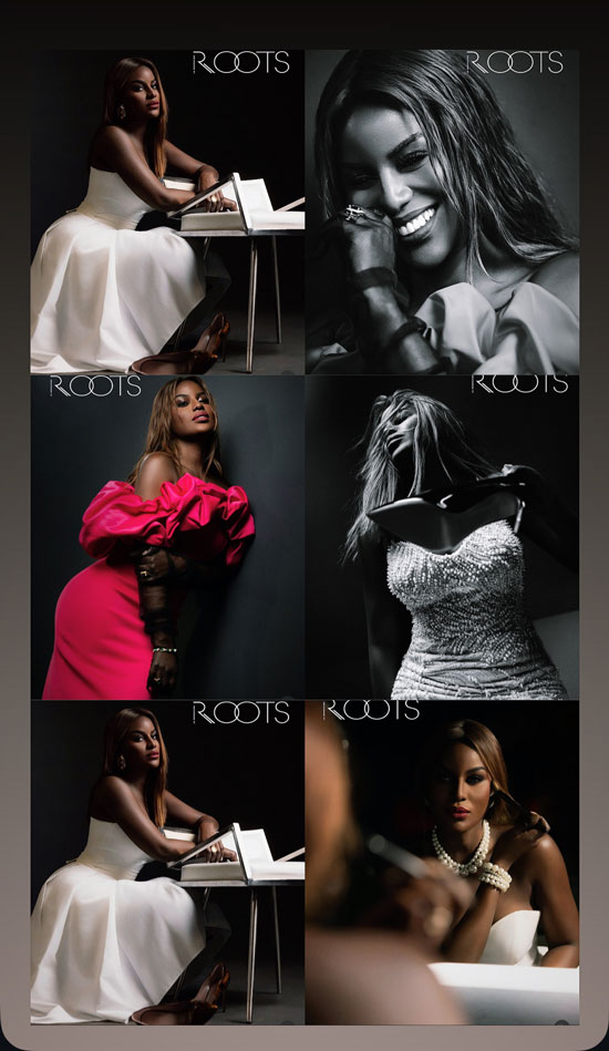 collaboration d'signature et roots pour un shooting